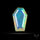 Step Faceted Ethiopian Opal Coffin