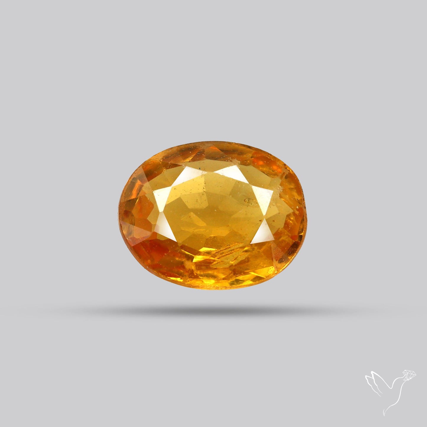 Faceted Orange Sapphire Small Multi Sapphire