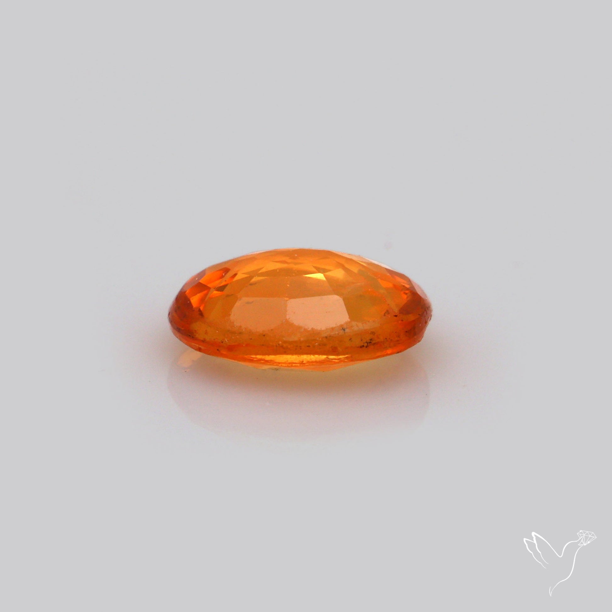 Faceted Orange Sapphire Small Multi Sapphire
