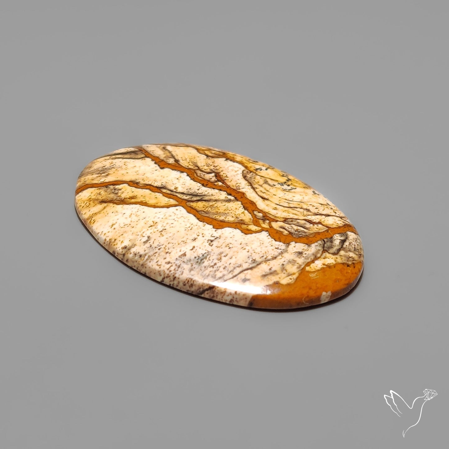 Deschutes Picture Jasper Cabochon