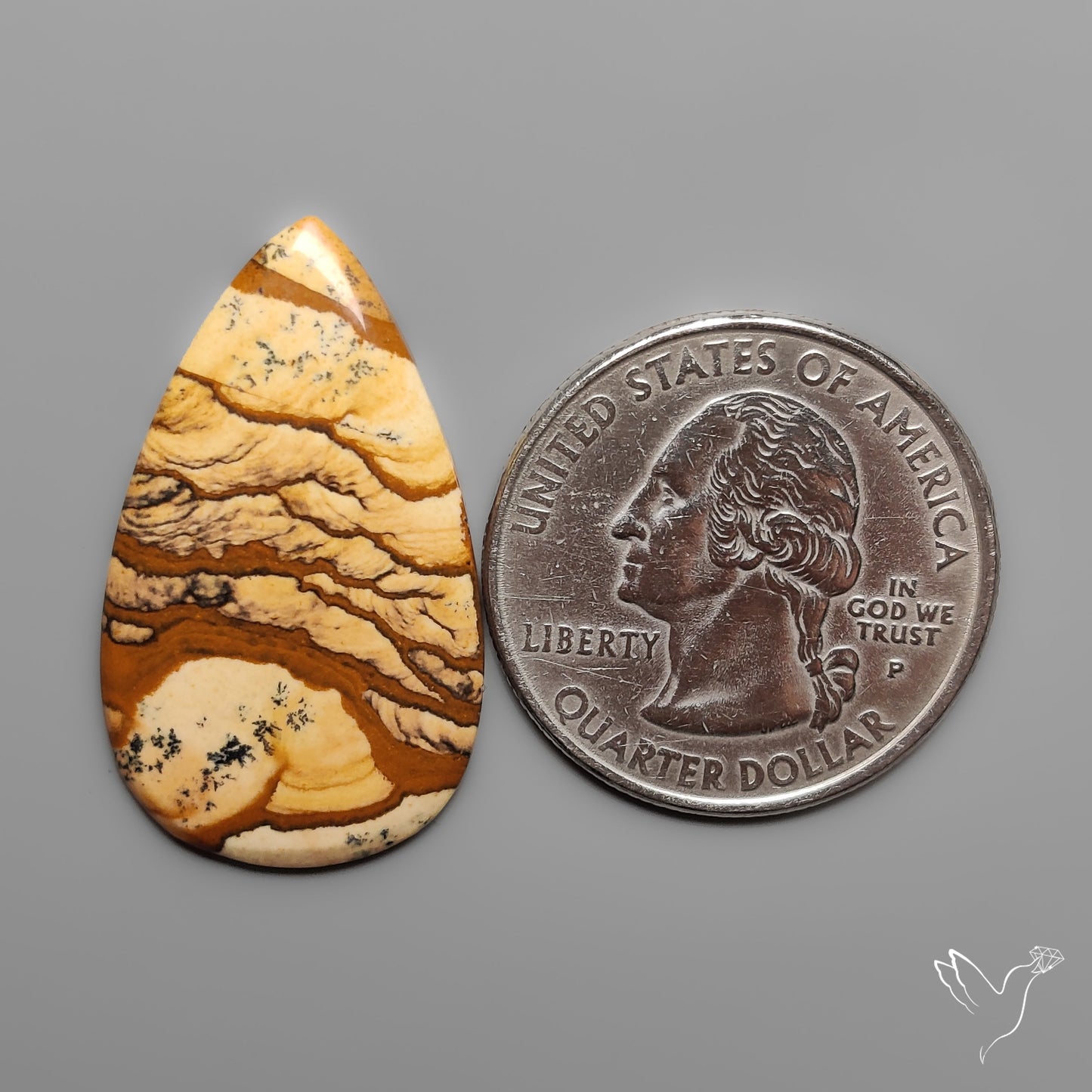 Deschutes Picture Jasper Cabochon