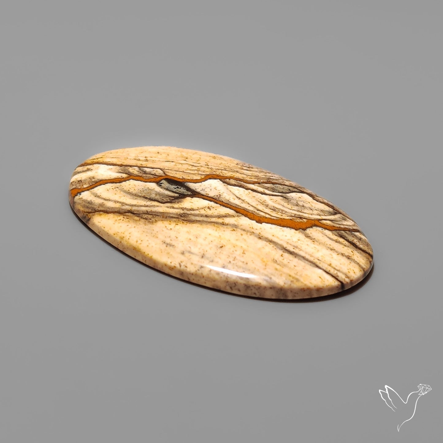 Deschutes Picture Jasper Cabochon