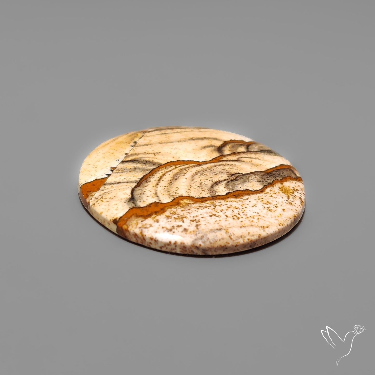 Deschutes Picture Jasper Cabochon