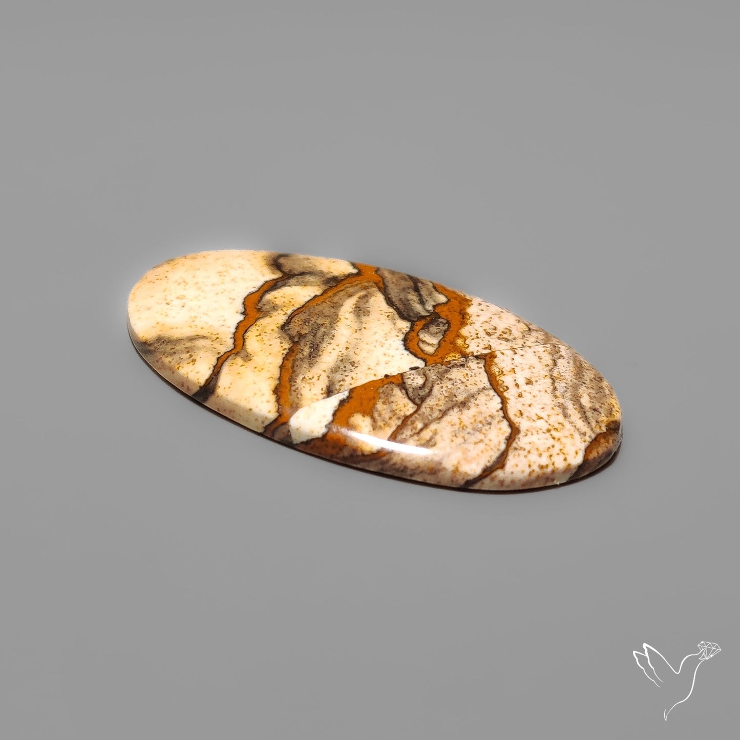 Deschutes Picture Jasper Cabochon