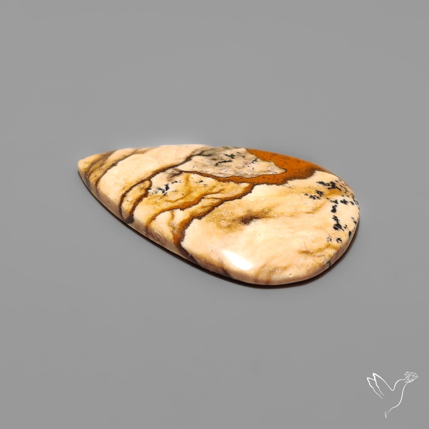 Deschutes Picture Jasper Cabochon