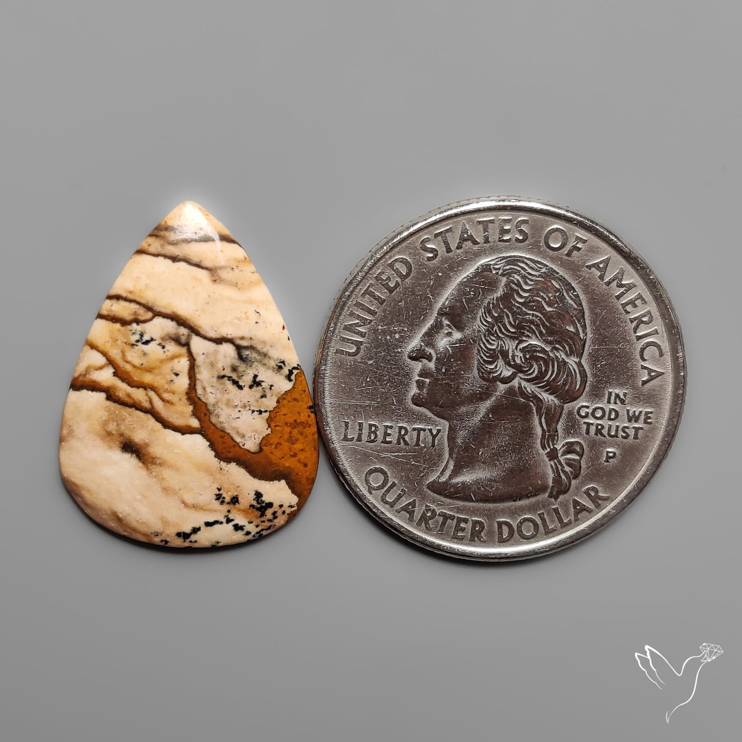 Deschutes Picture Jasper Cabochon