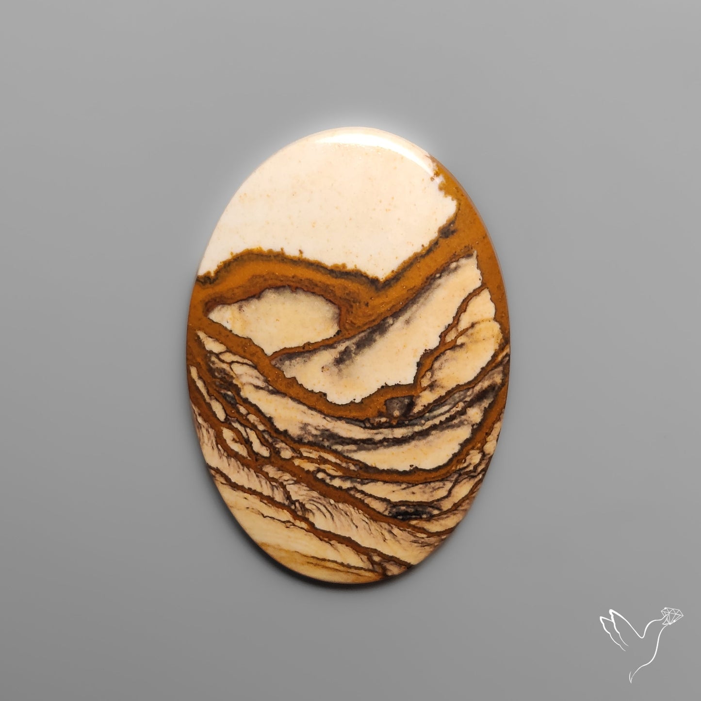 Deschutes Picture Jasper Cabochon