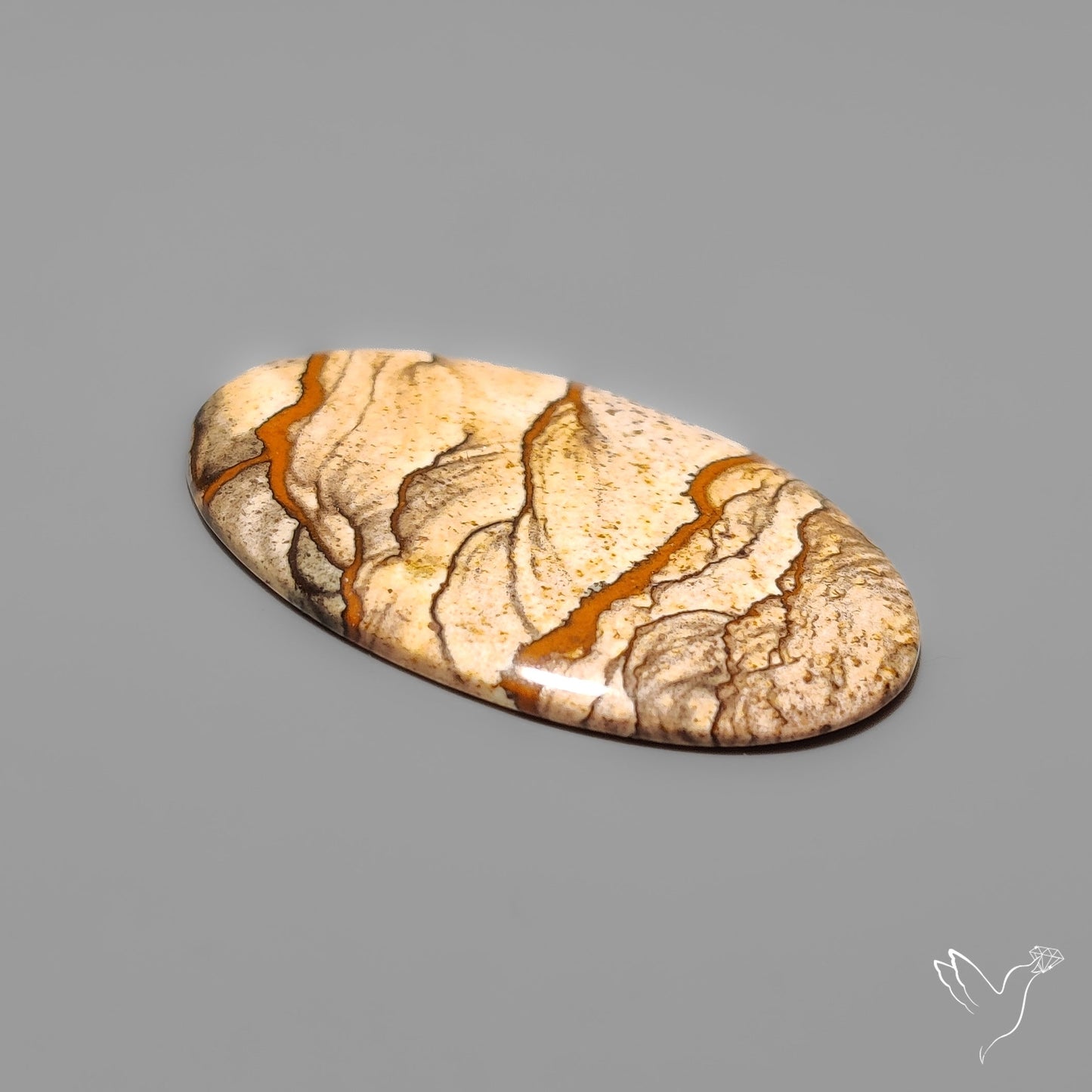 Deschutes Picture Jasper Cabochon