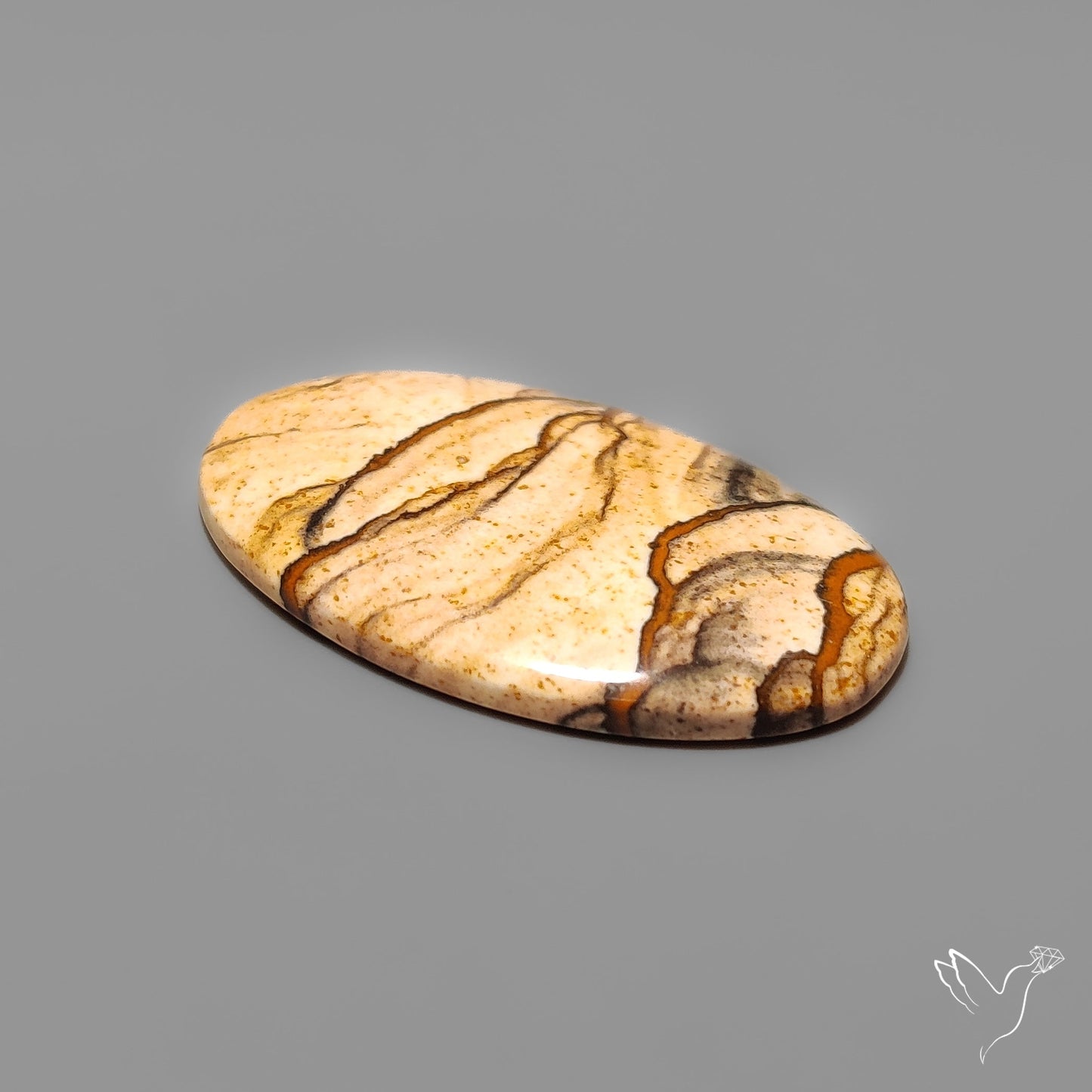 Deschutes Picture Jasper Cabochon