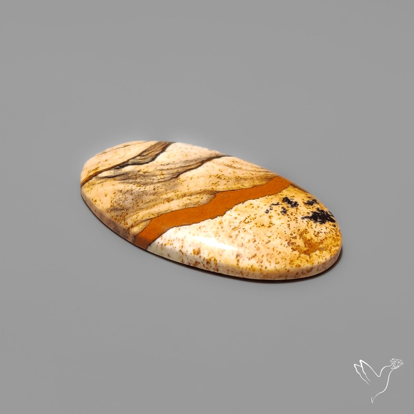 Deschutes Picture Jasper Cabochon