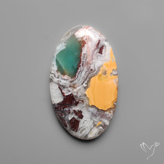 Aqua Chrysoprase Cabochon