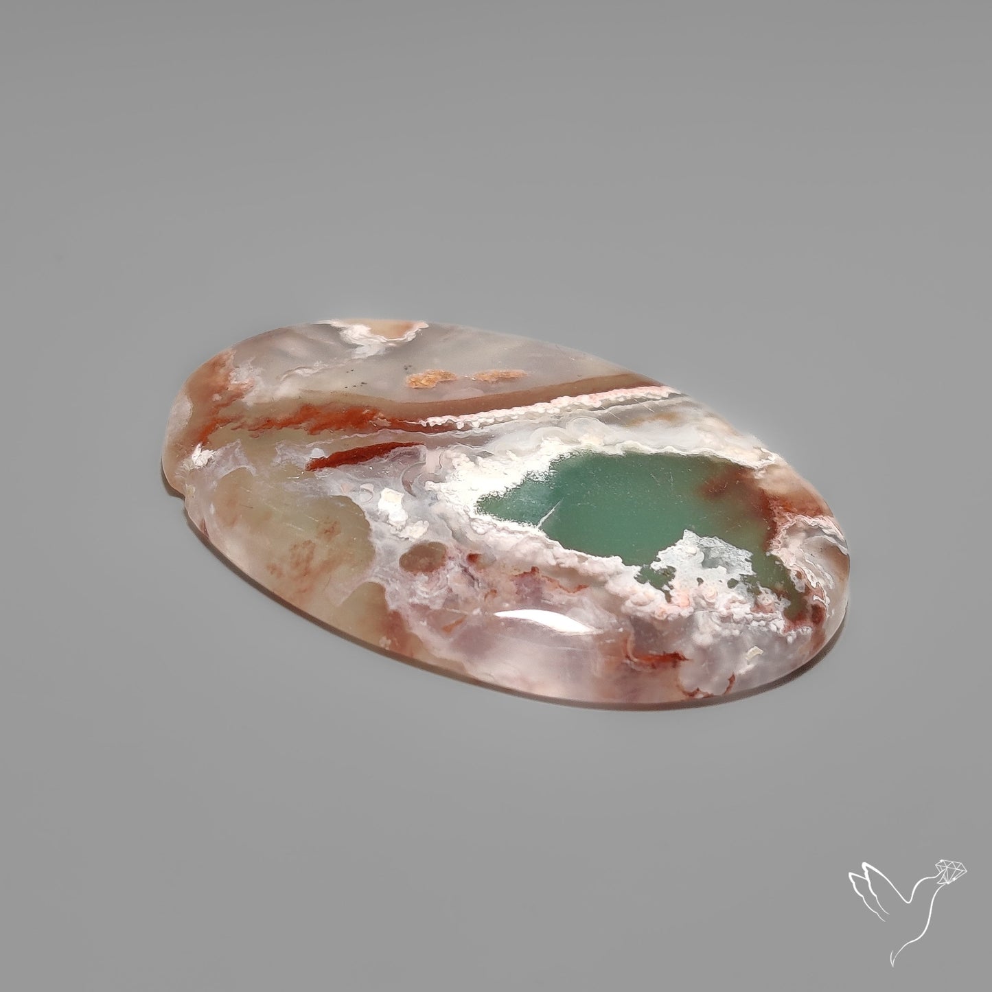 Aqua Chrysoprase Cabochon
