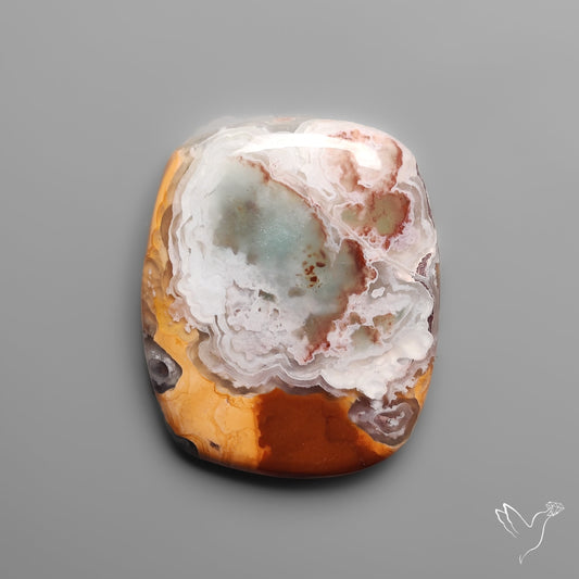 Aqua Chrysoprase Cabochon