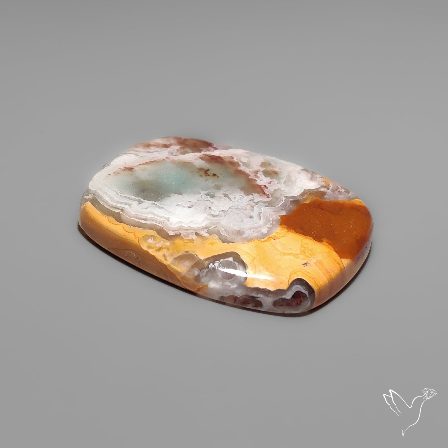 Aqua Chrysoprase Cabochon