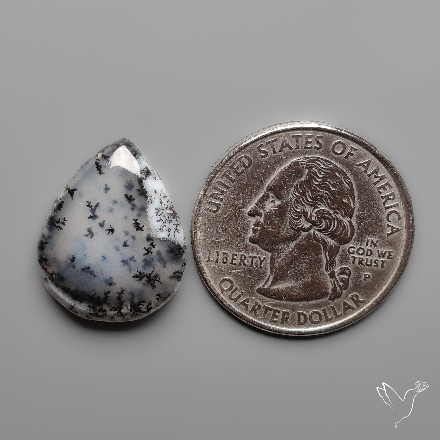 Dendritic Agate Cabochon