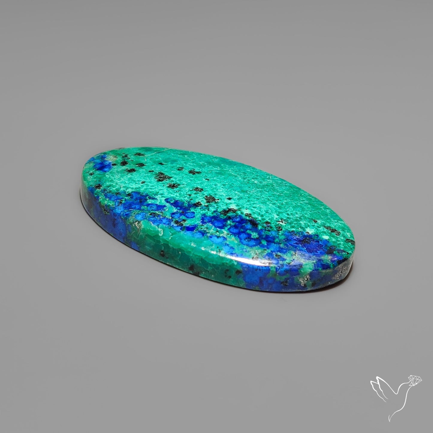 Bluebird Azurite Cabochon