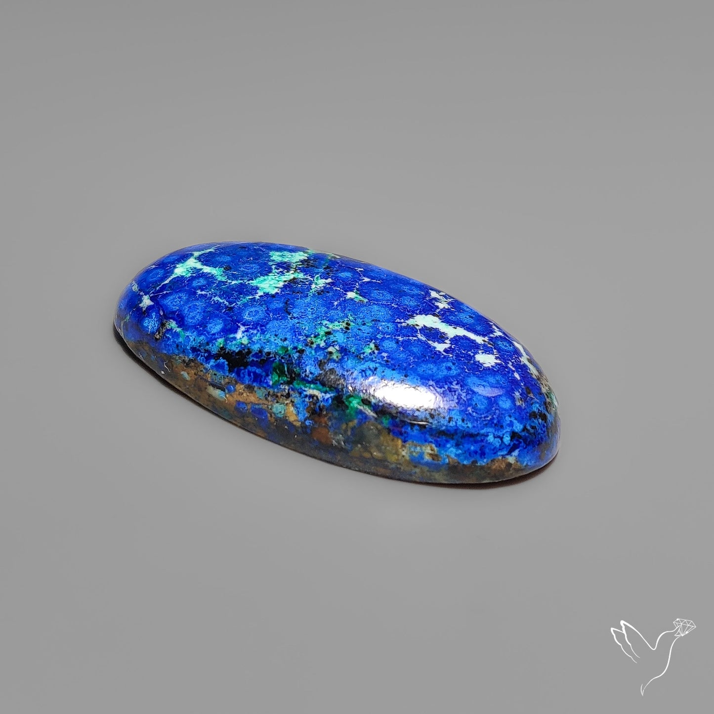Bluebird Azurite Cabochon