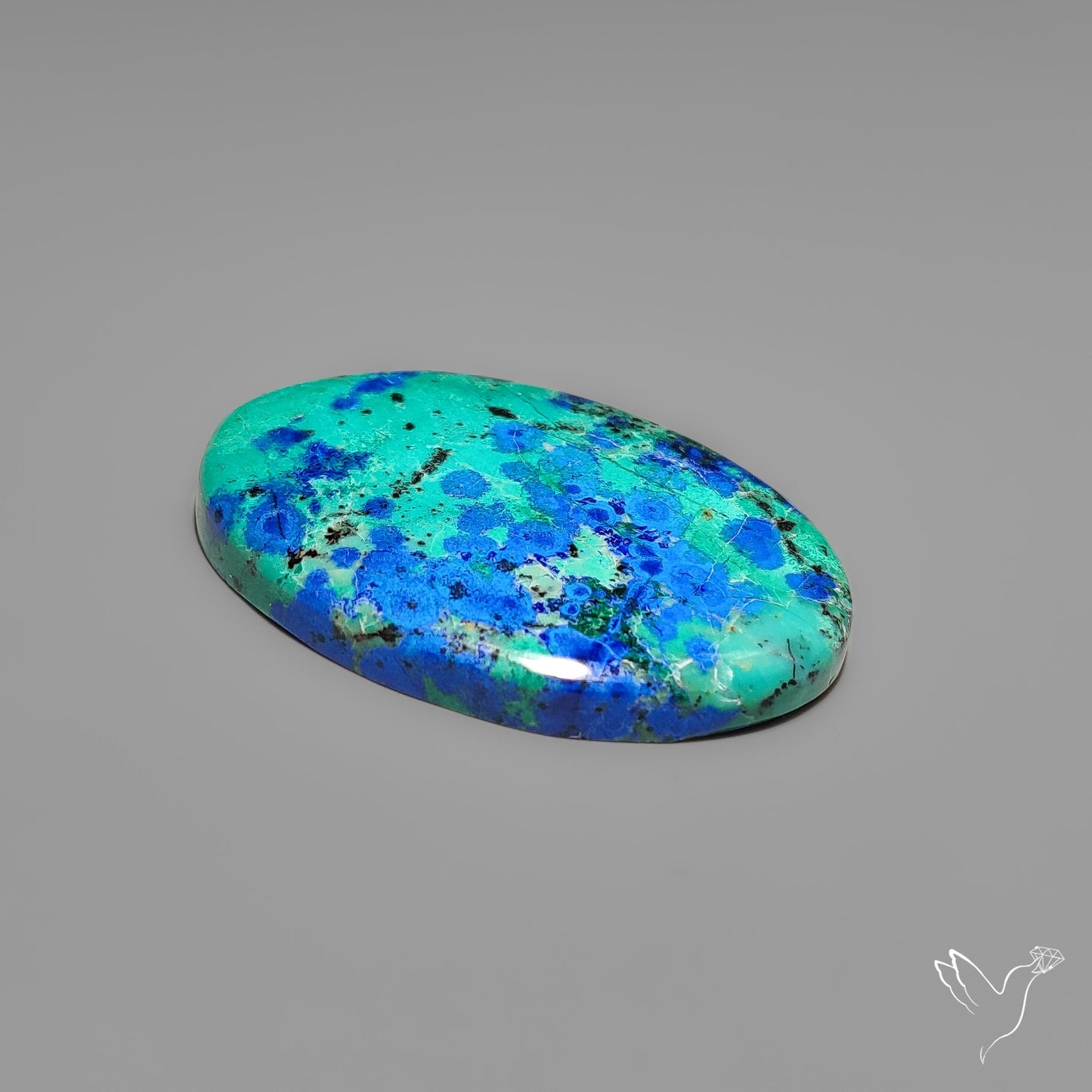 Bluebird Azurite Cabochon