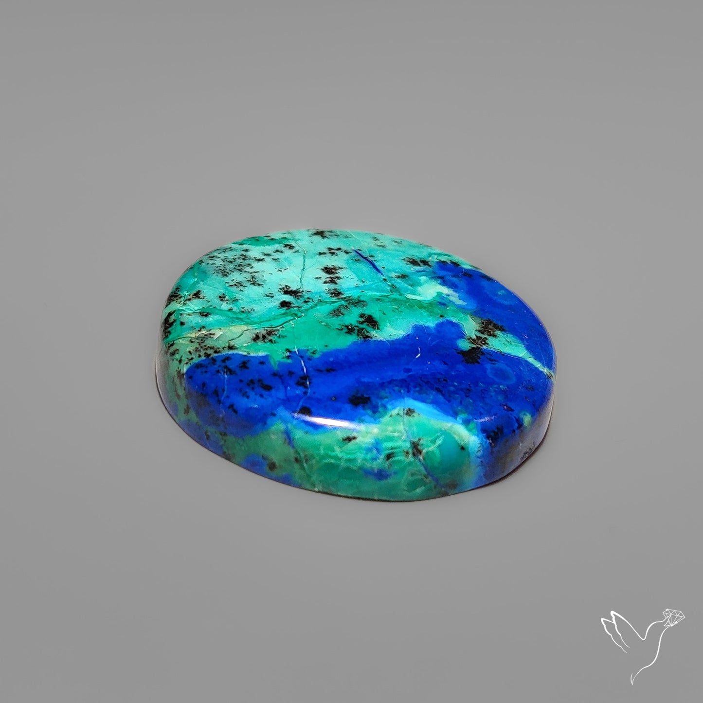 Bluebird Azurite Cabochon