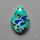 Bluebird Azurite Cabochon