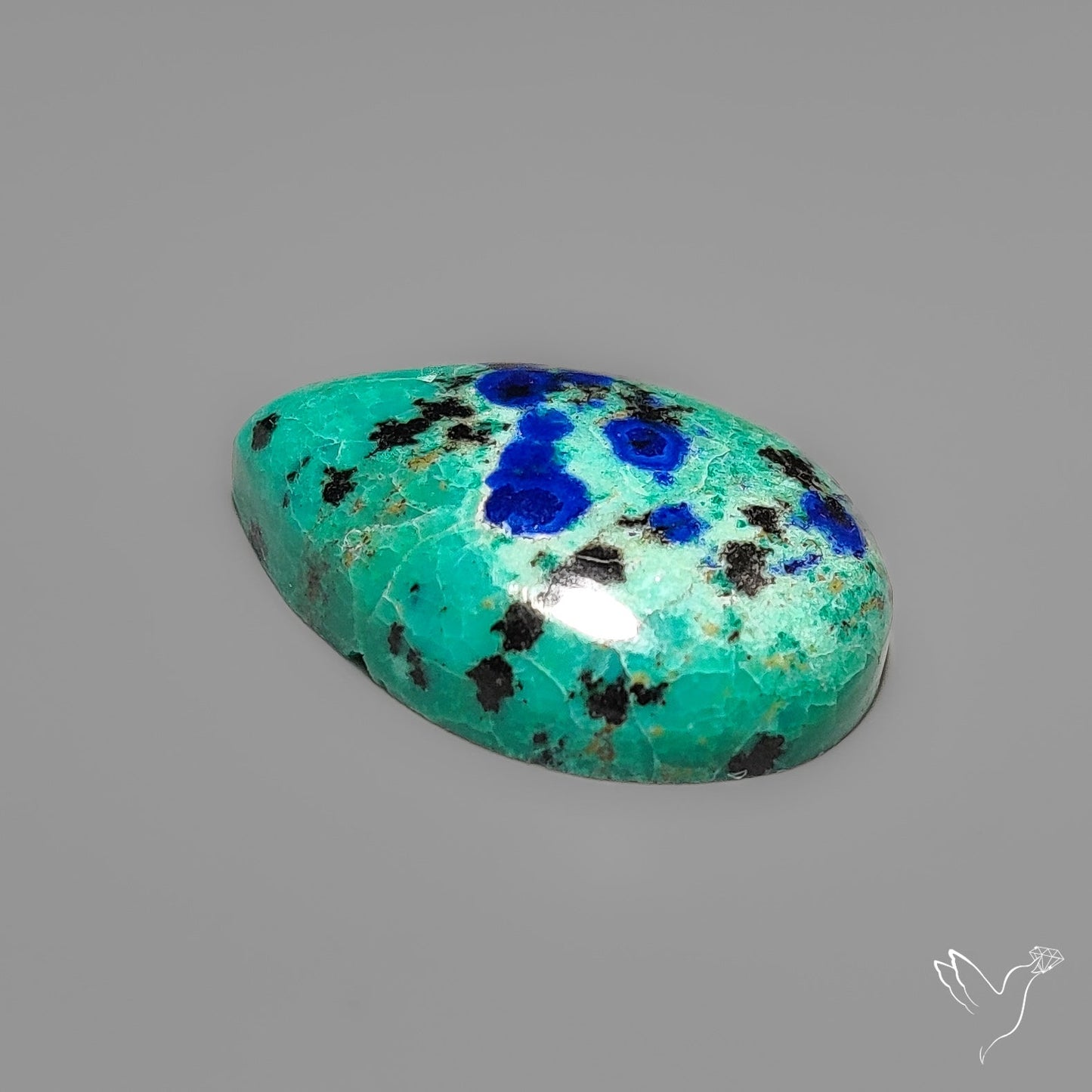 Bluebird Azurite Cabochon