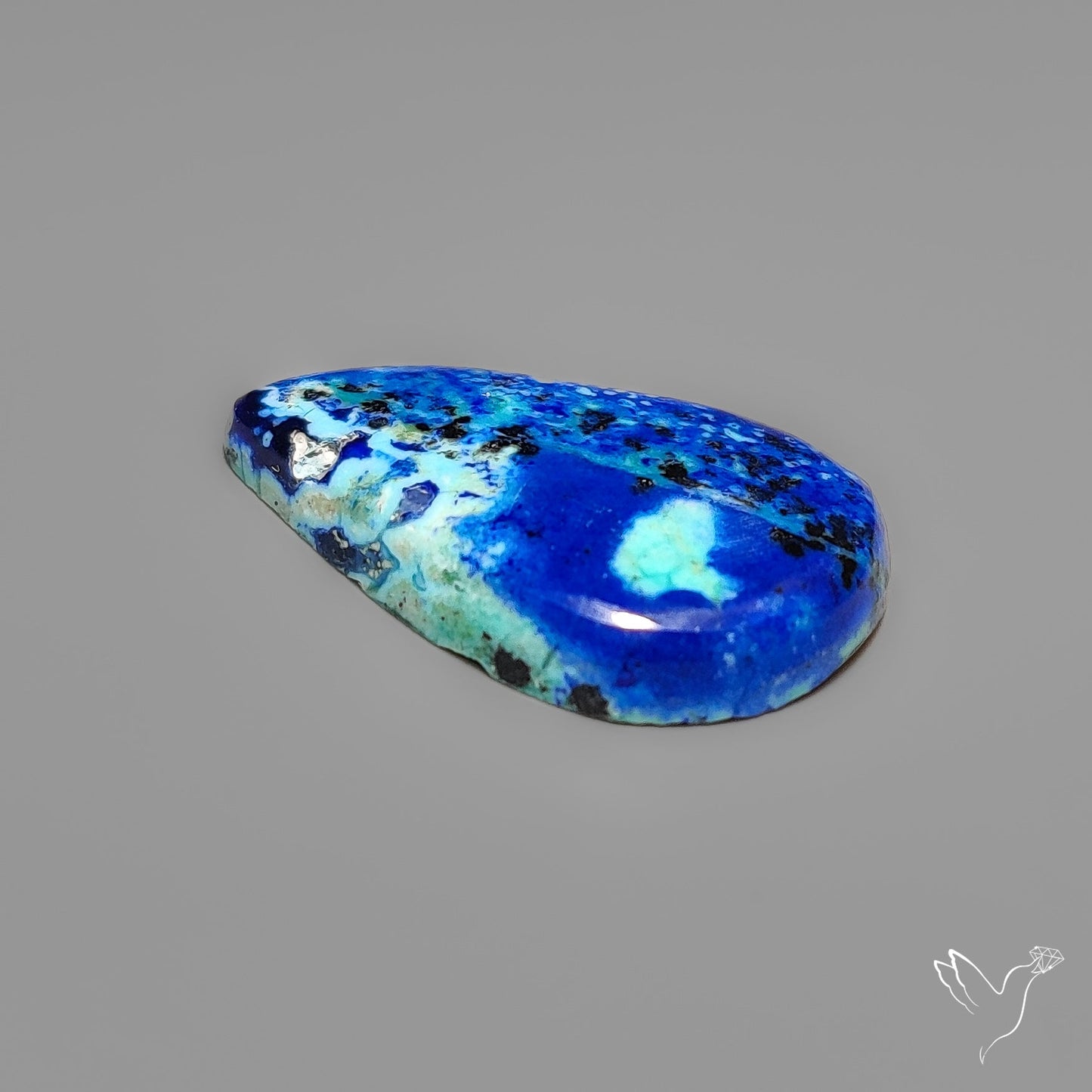 Bluebird Azurite Cabochon
