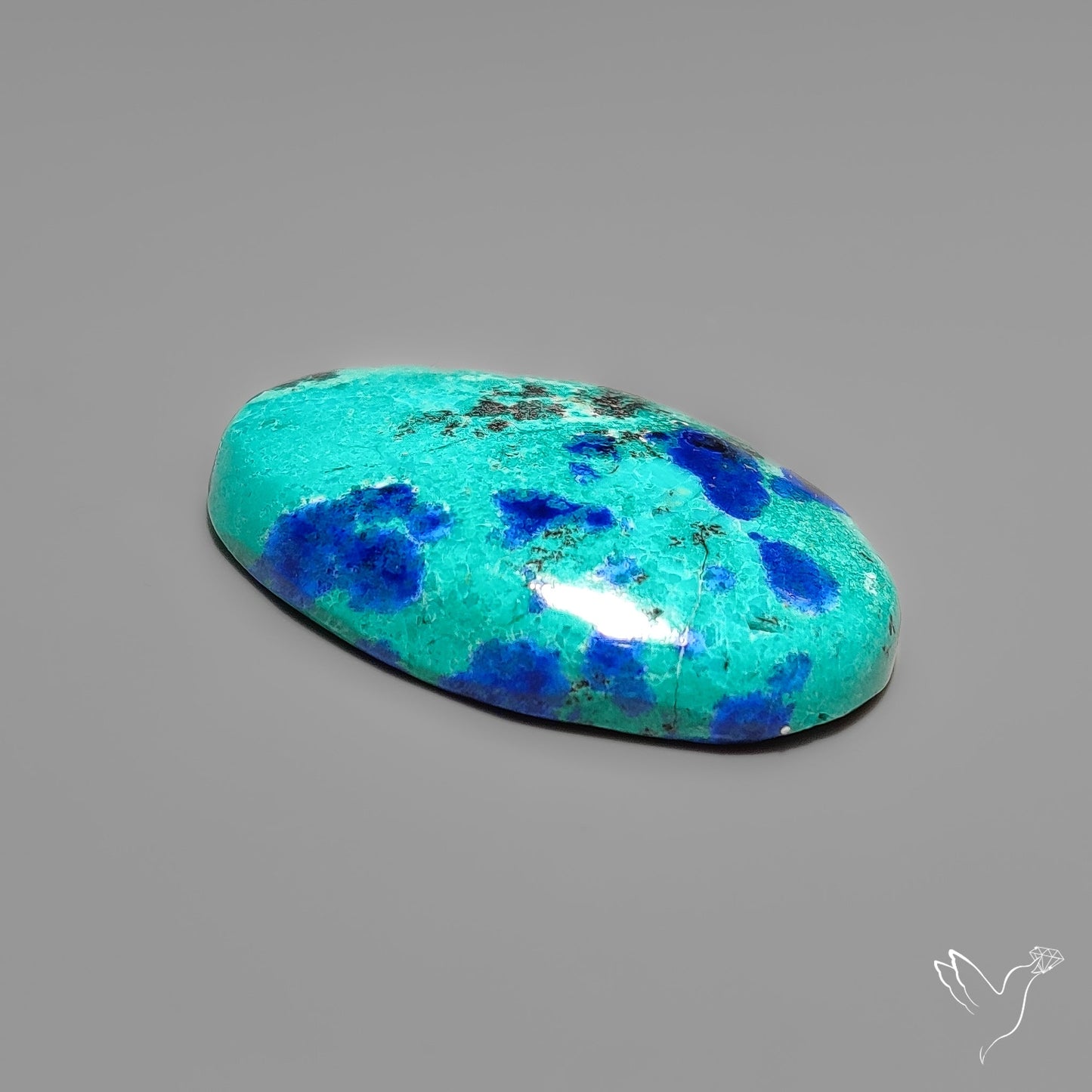 Bluebird Azurite Cabochon