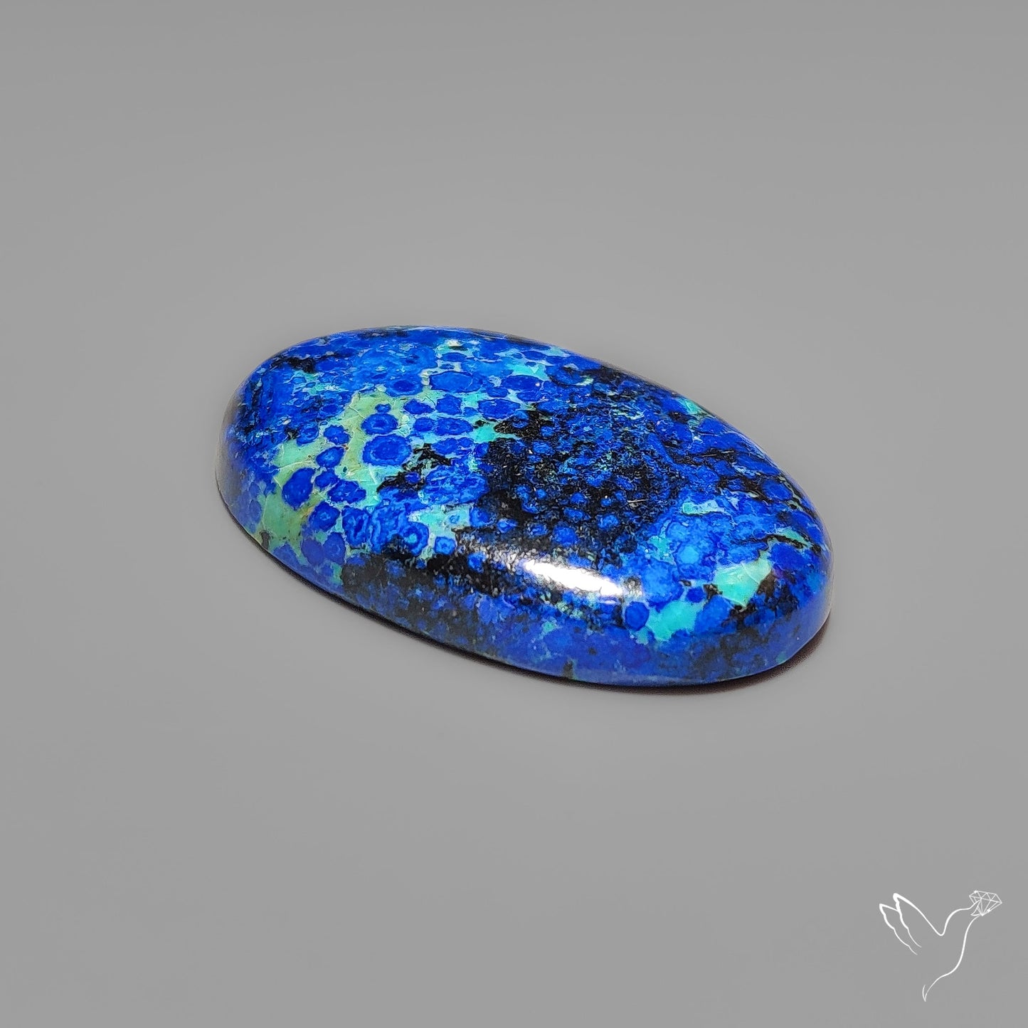 Bluebird Azurite Cabochon
