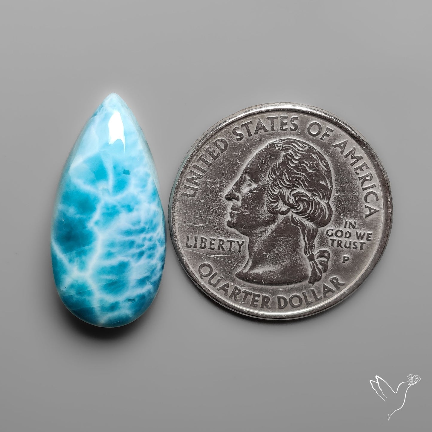 Larimar Cabochon