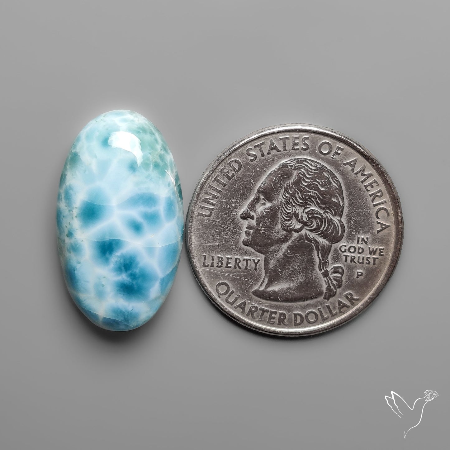Larimar Cabochon