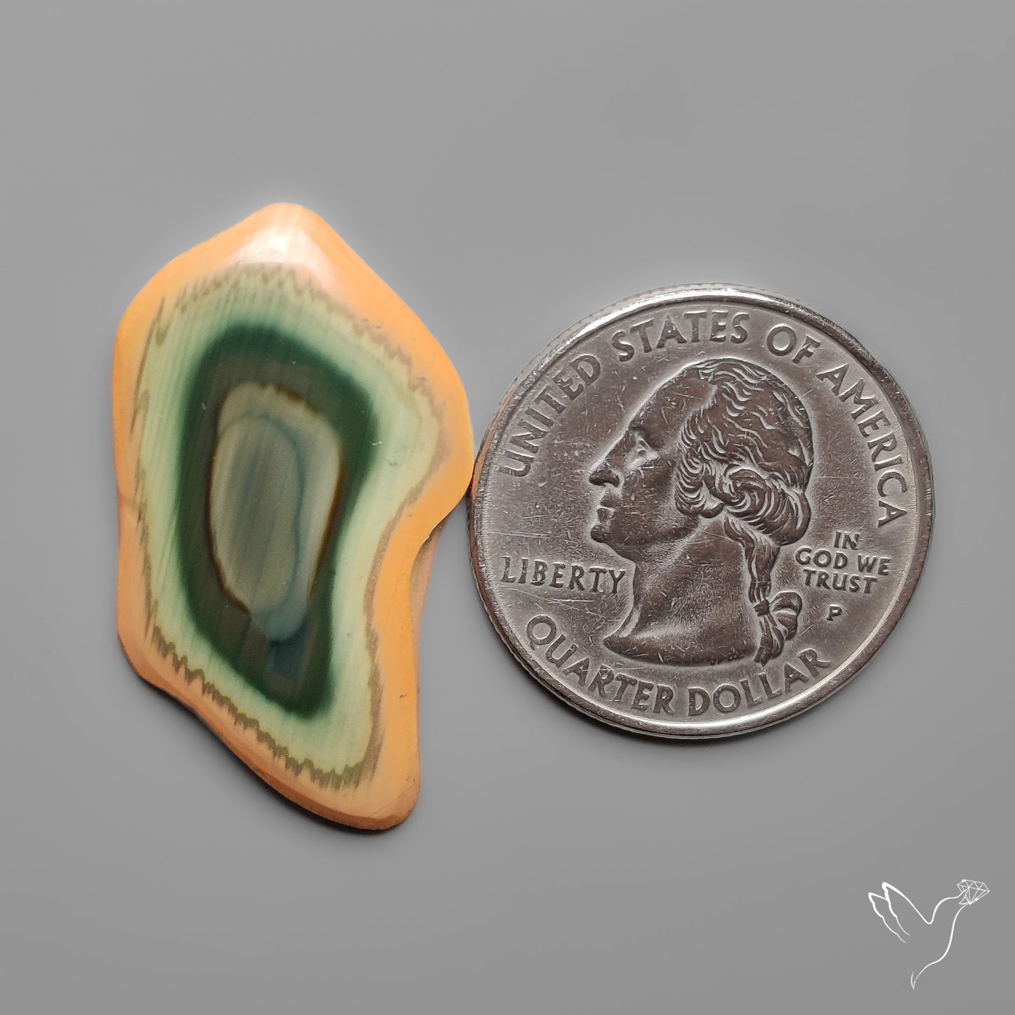 Imperial Jasper Raw Edged Slice