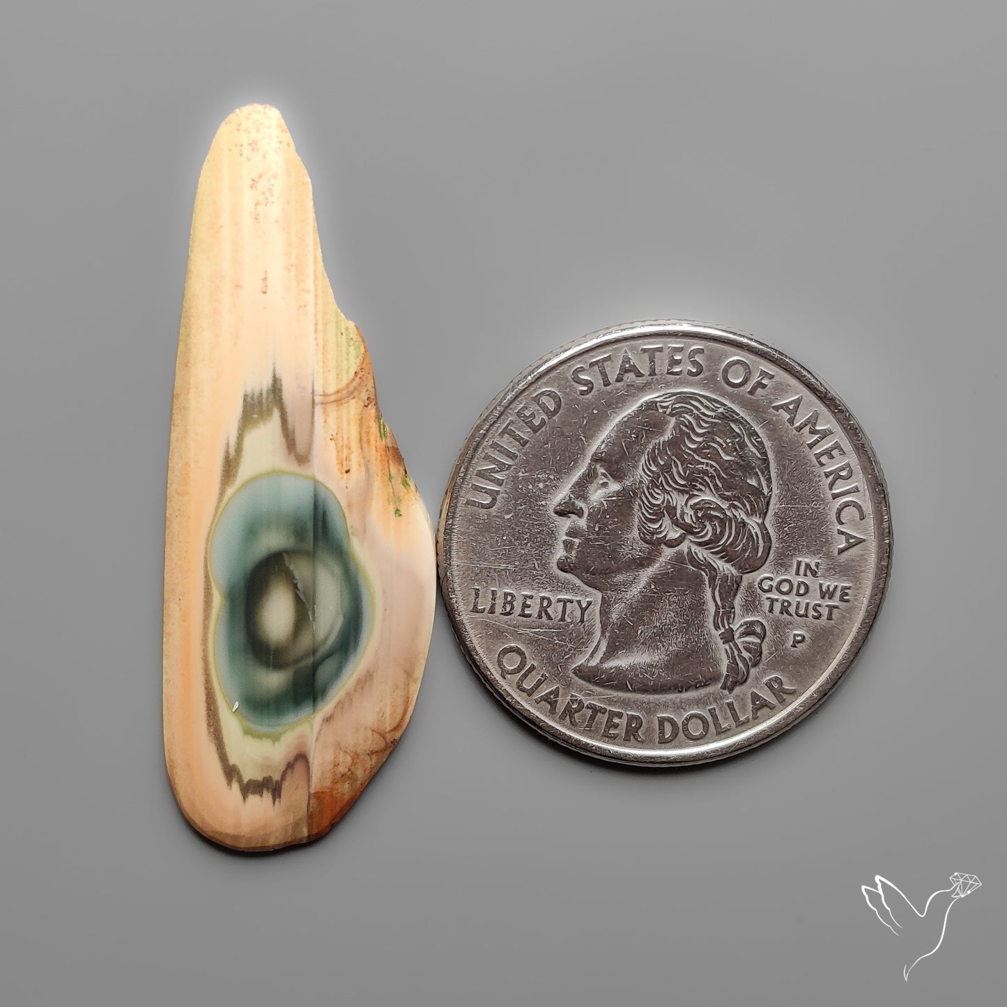 Imperial Jasper Raw Edged Slice