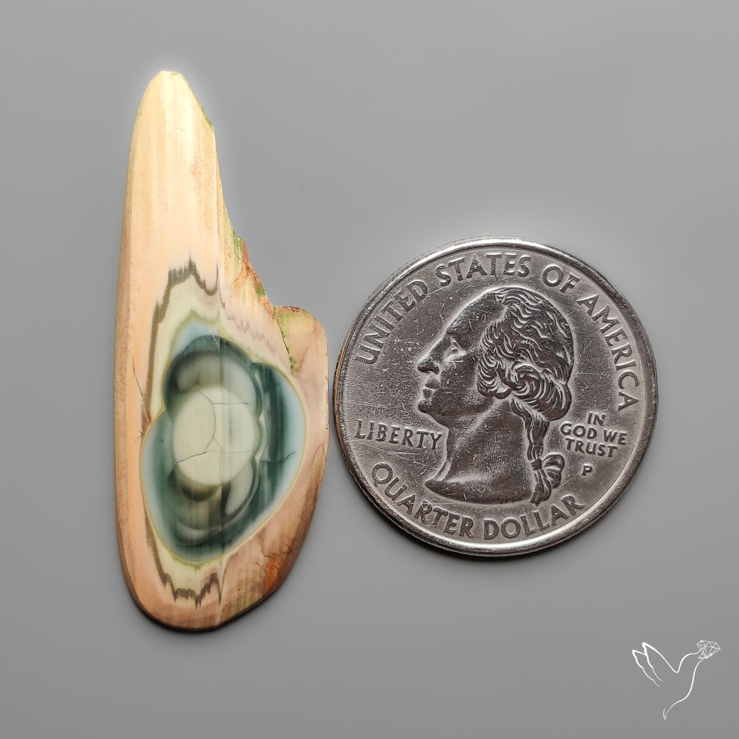 Imperial Jasper Raw Edged Slice