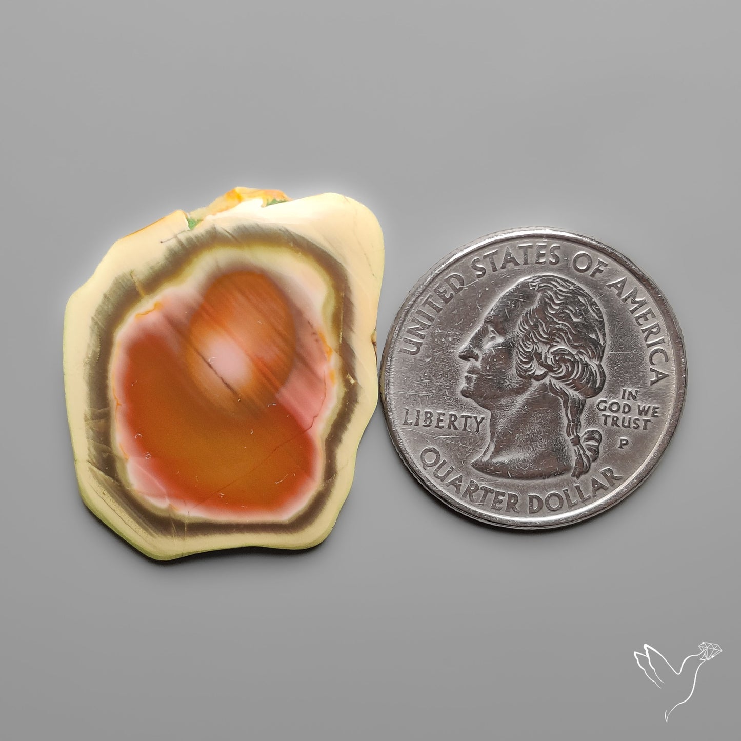 Imperial Jasper Raw Edged Slice