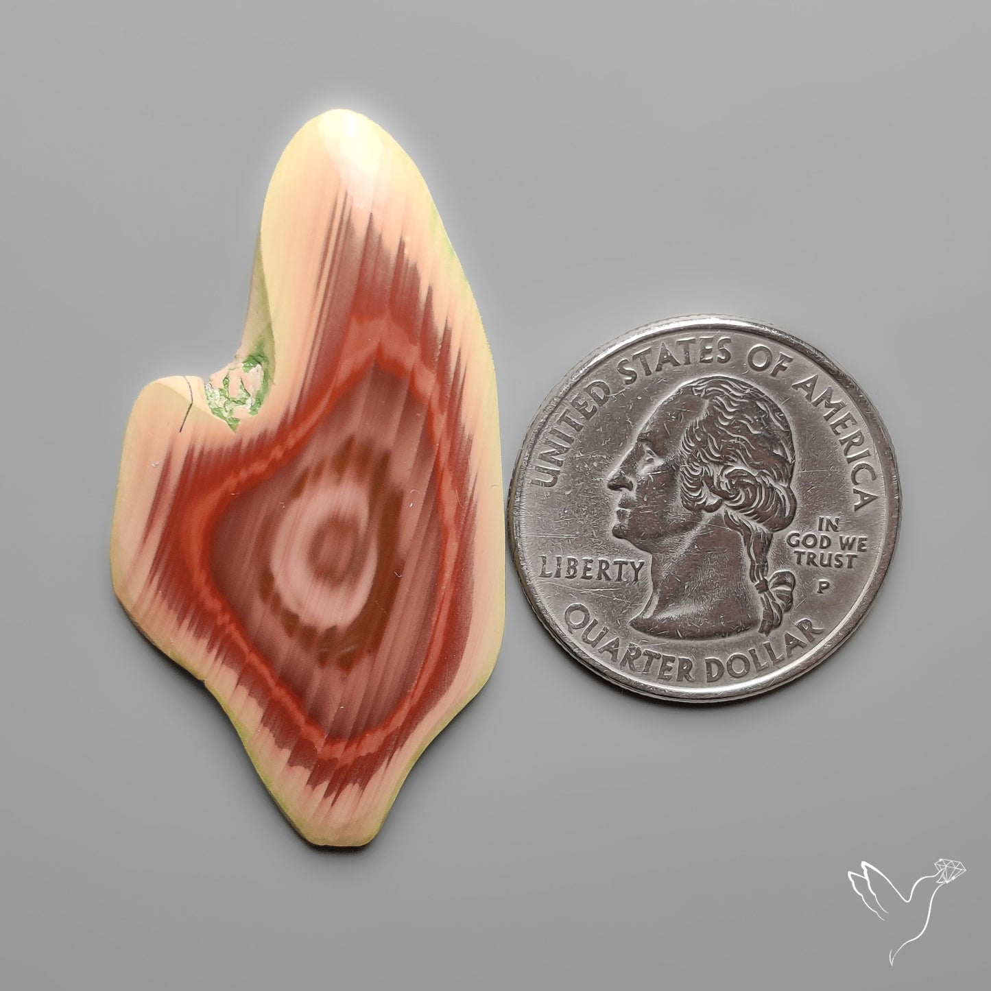 Imperial Jasper Raw Edged Slice