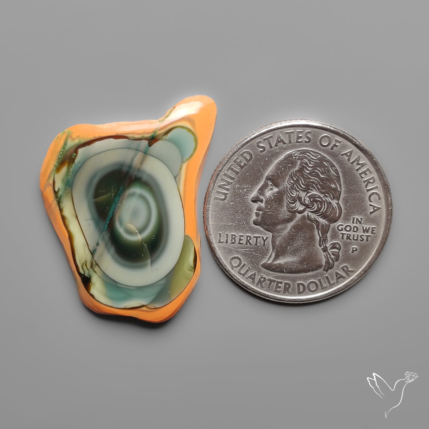 Imperial Jasper Raw Edged Slice