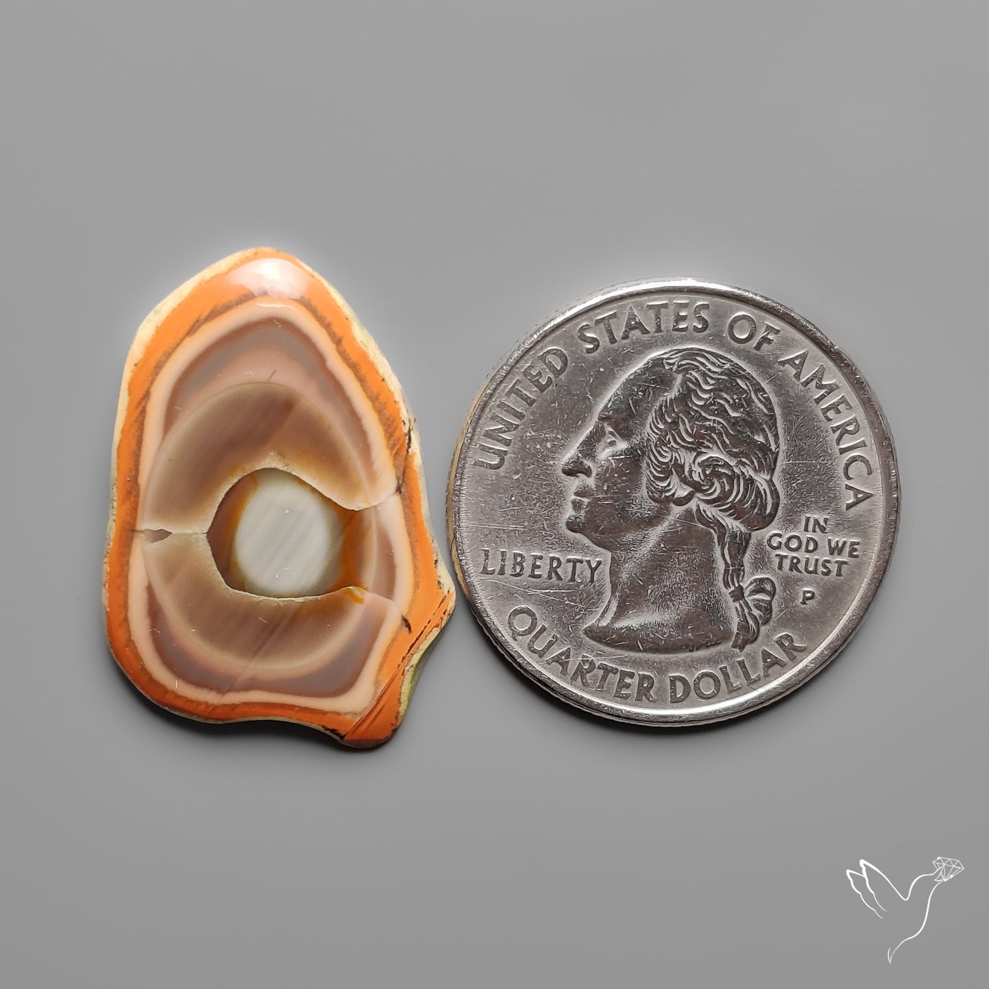 Imperial Jasper Raw Edged Slice