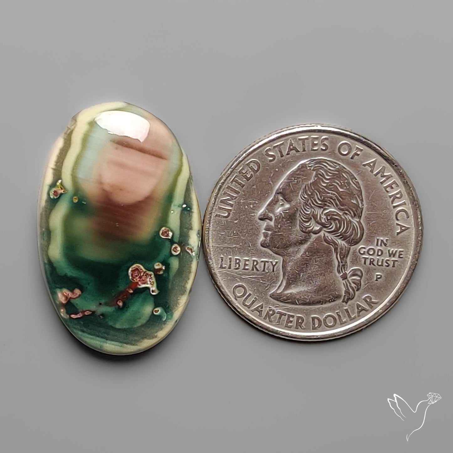 Imperial Jasper Raw Edged Slice