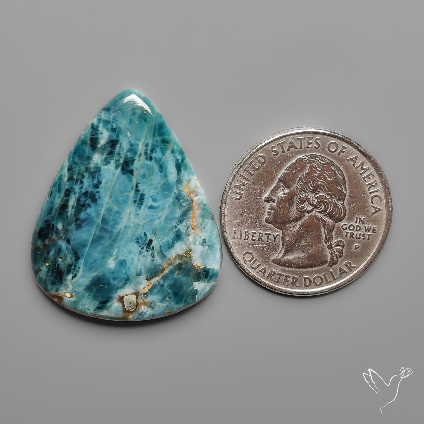 Lake Baikal Apatite Cabochon