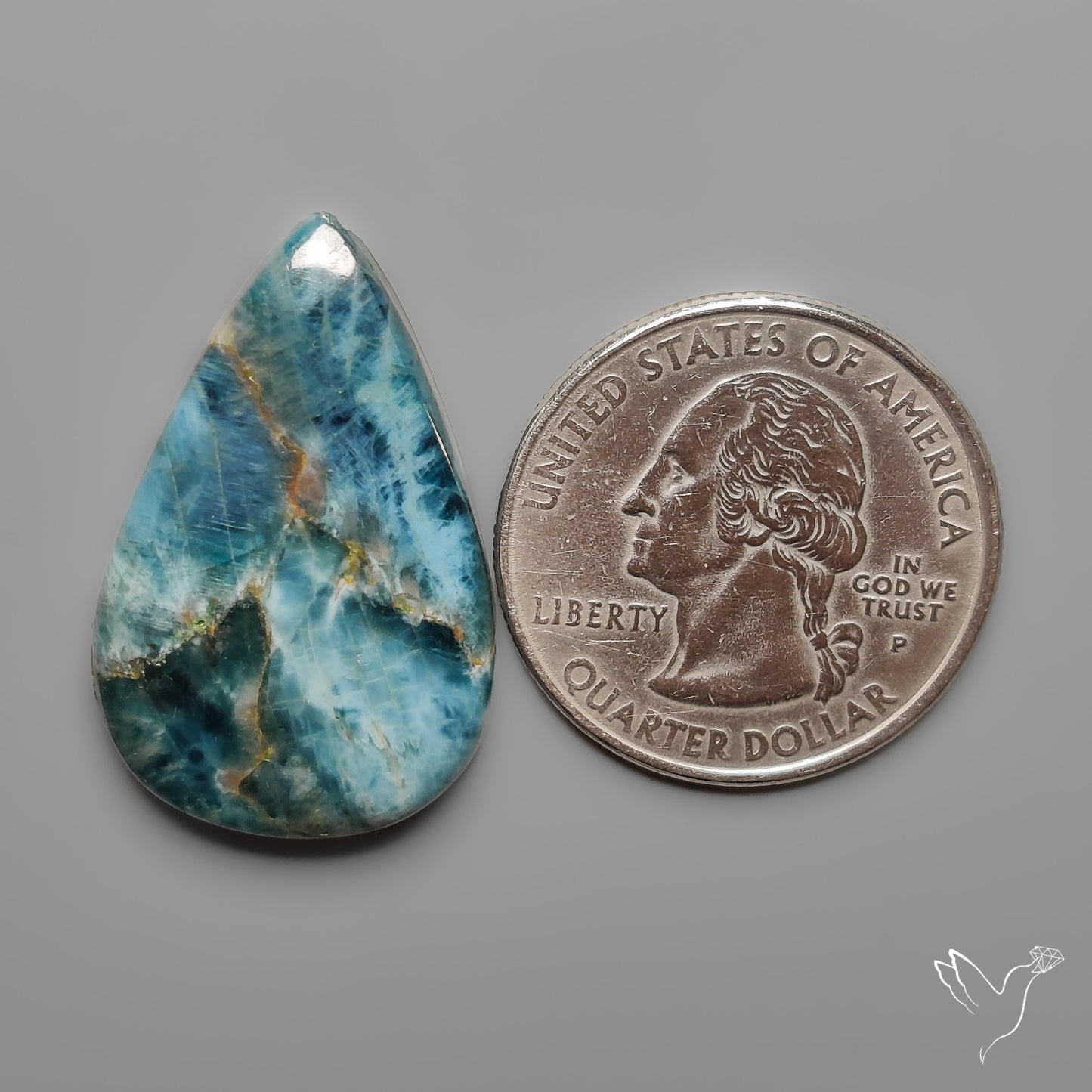 Lake Baikal Apatite Cabochon
