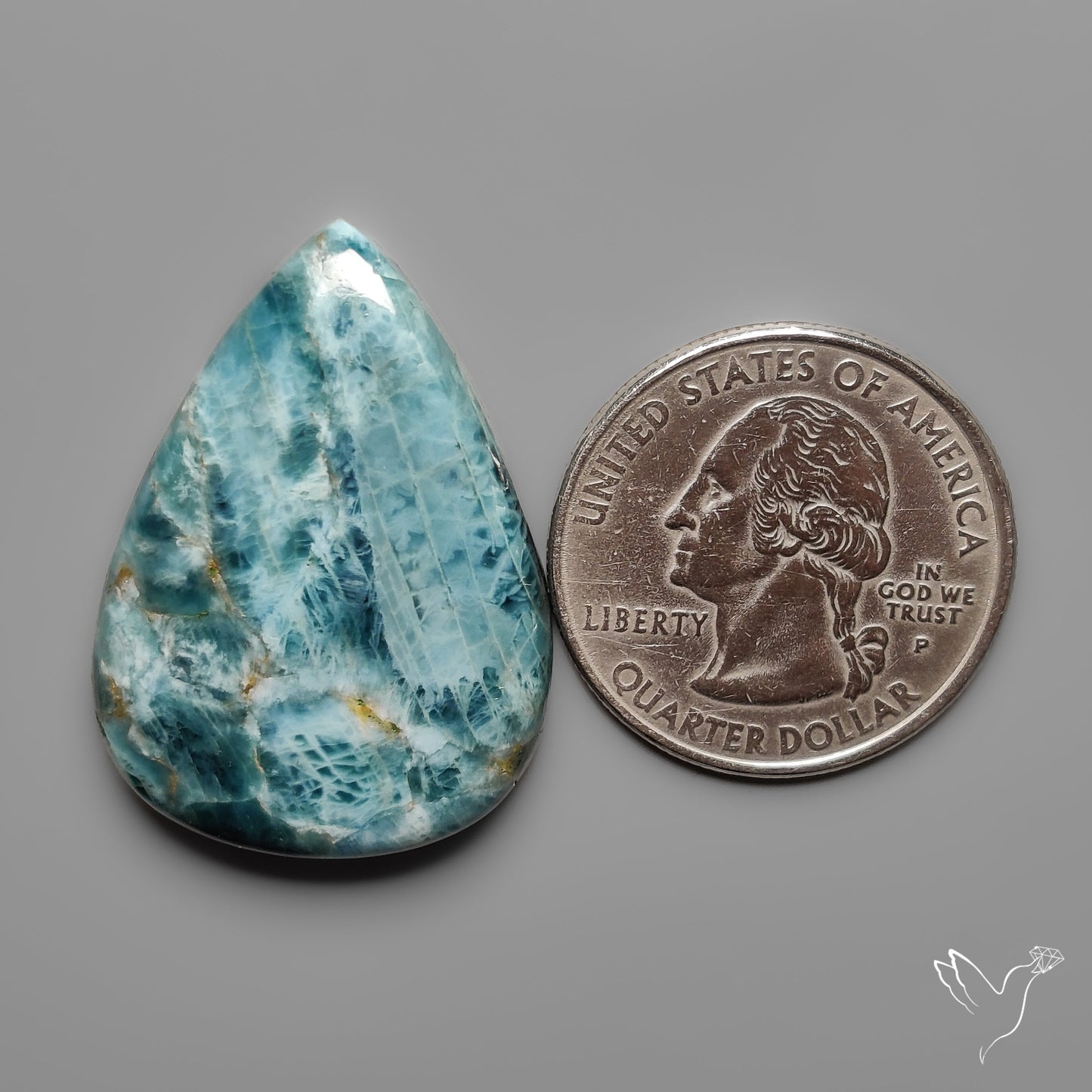 Lake Baikal Apatite Cabochon