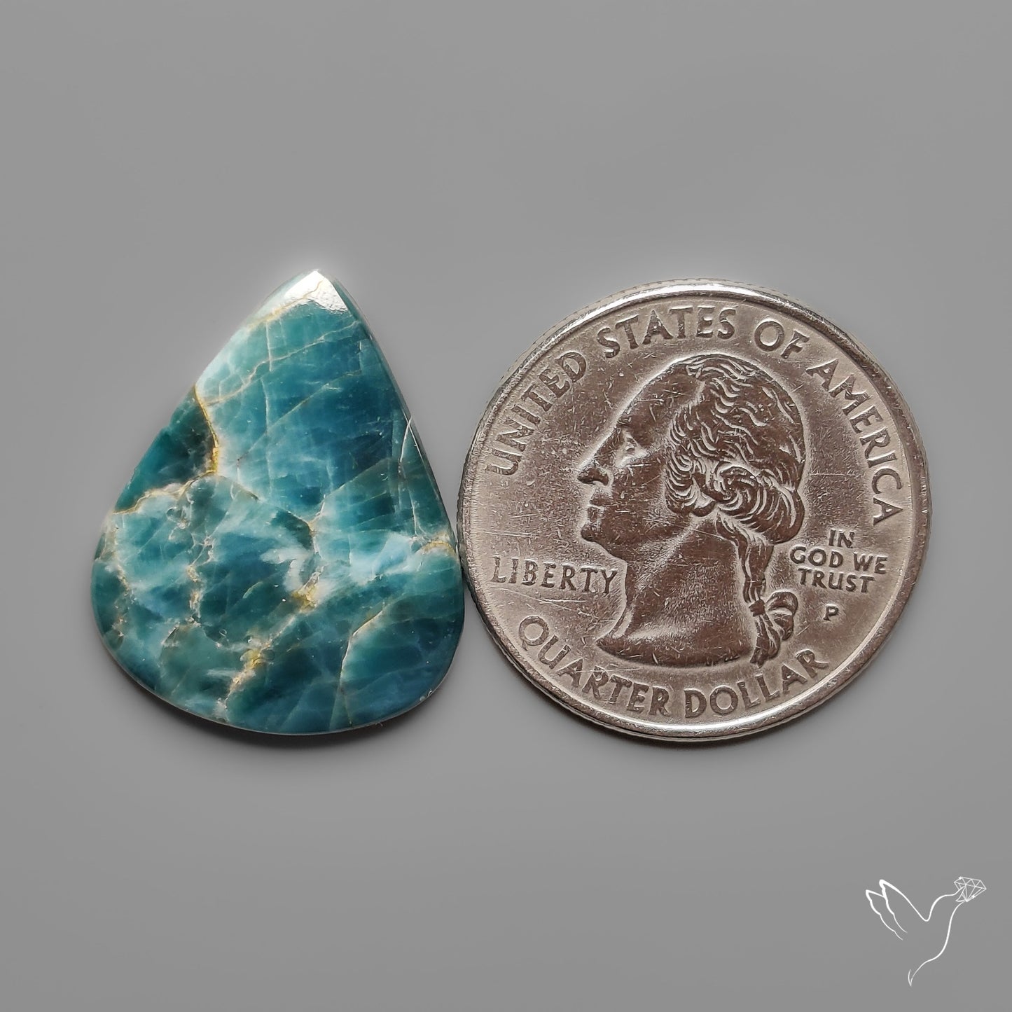 Lake Baikal Apatite Cabochon