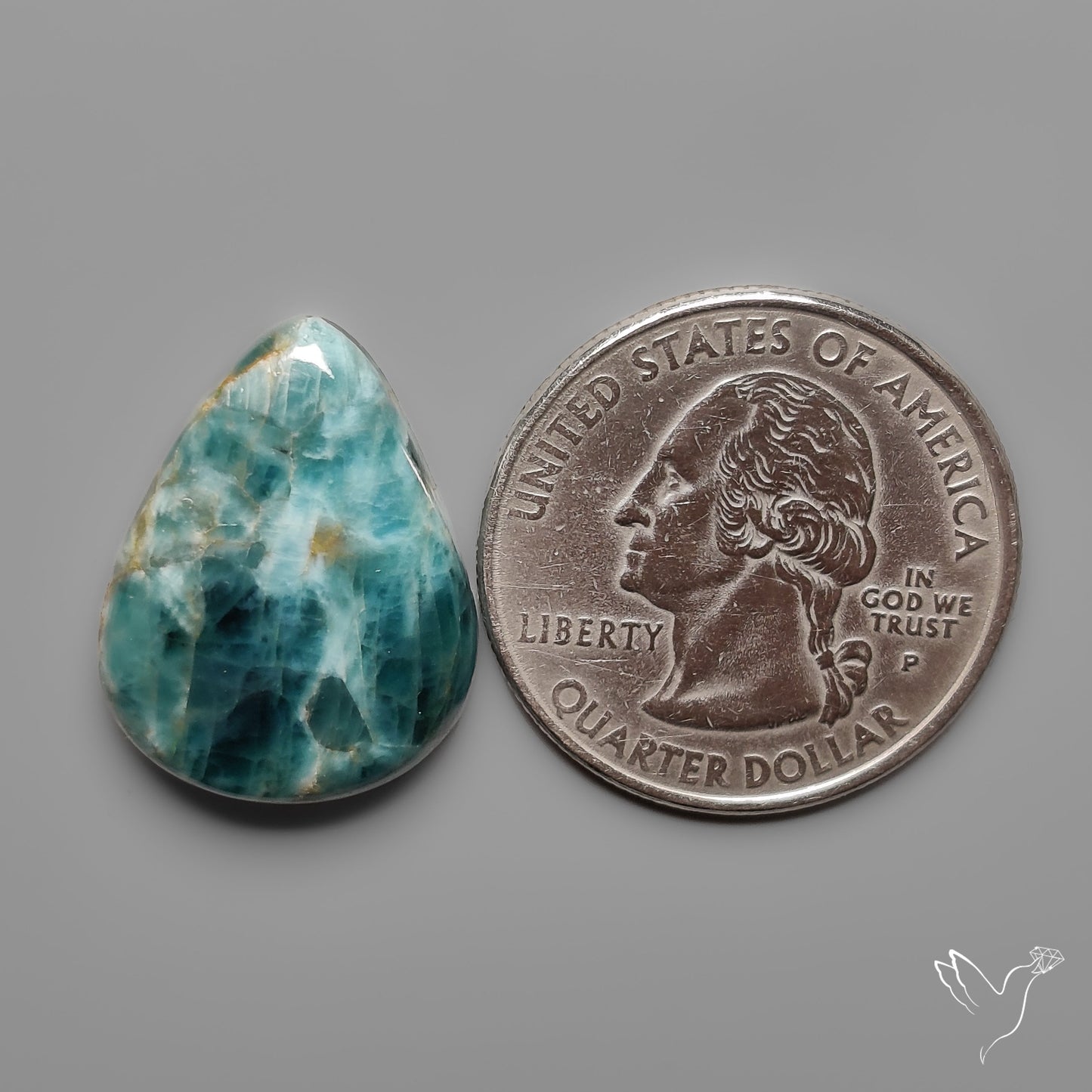 Lake Baikal Apatite Cabochon