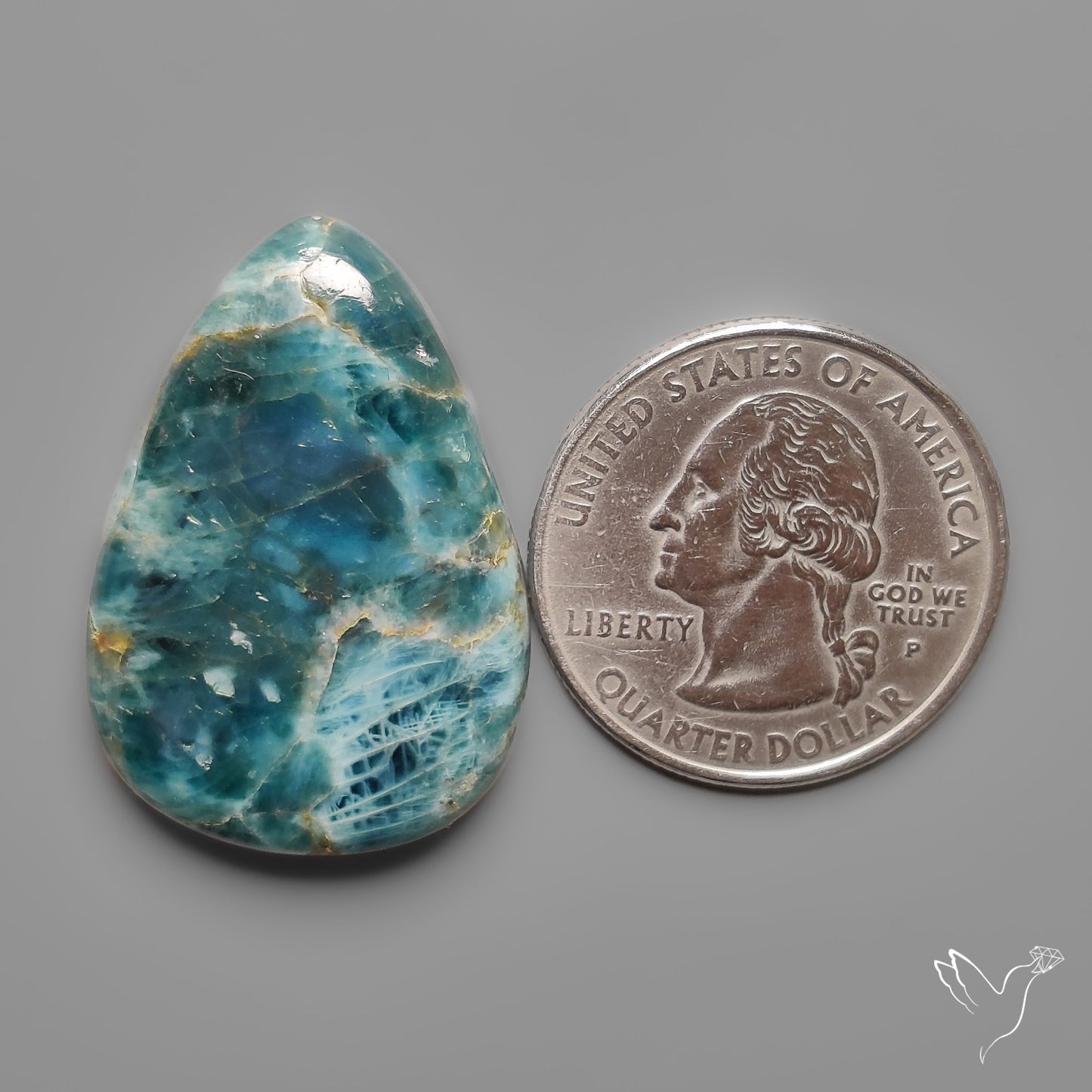 Lake Baikal Apatite Cabochon