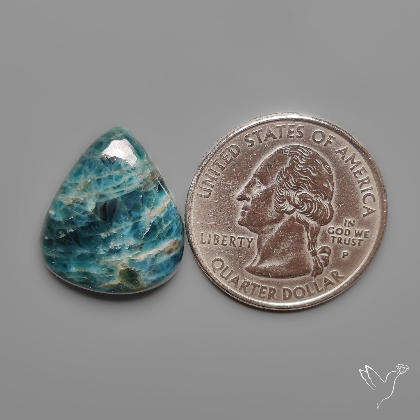 Lake Baikal Apatite Cabochon