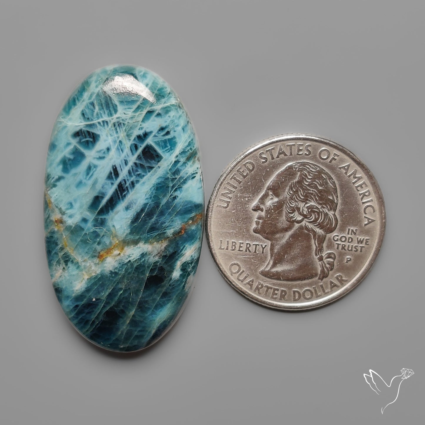 Lake Baikal Apatite Cabochon