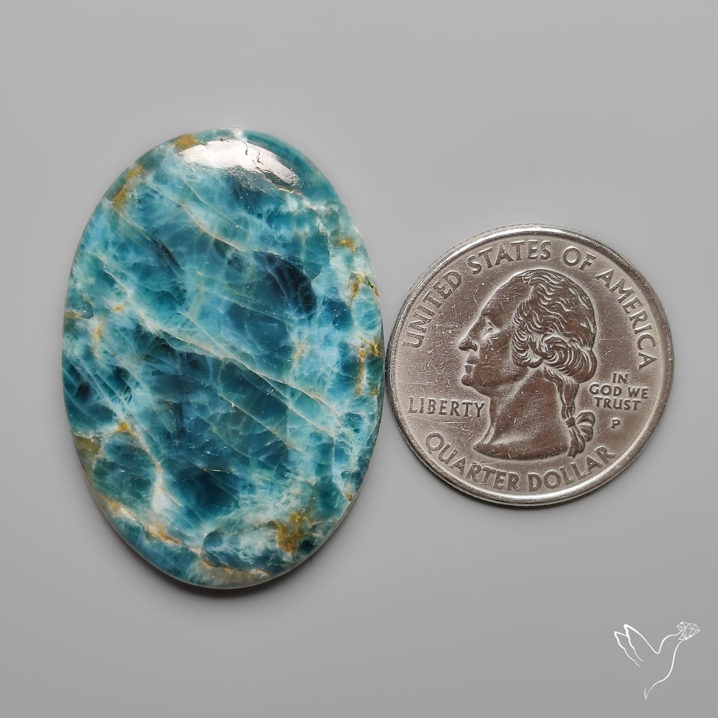 Lake Baikal Apatite Cabochon