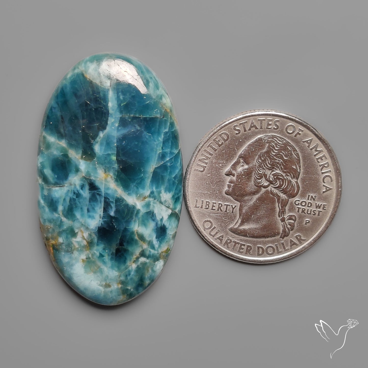 Lake Baikal Apatite Cabochon