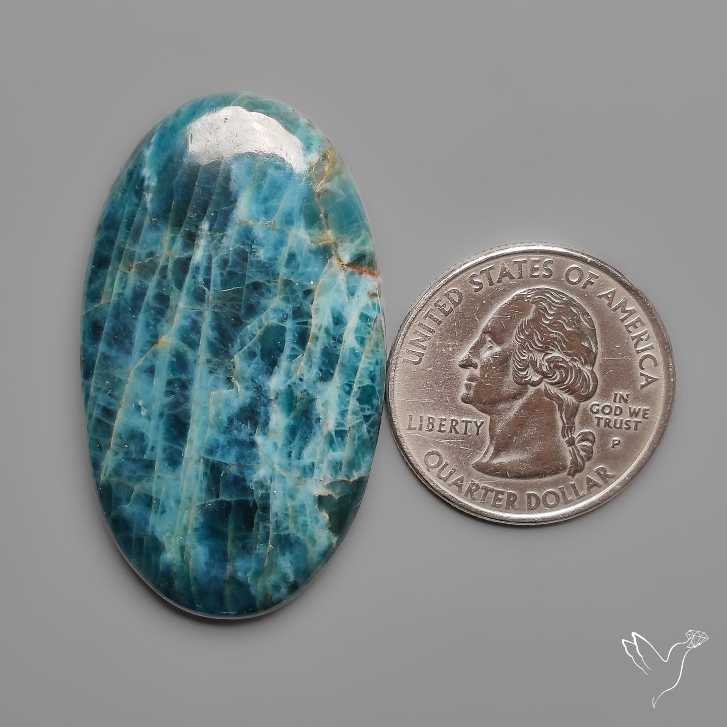 Lake Baikal Apatite Cabochon