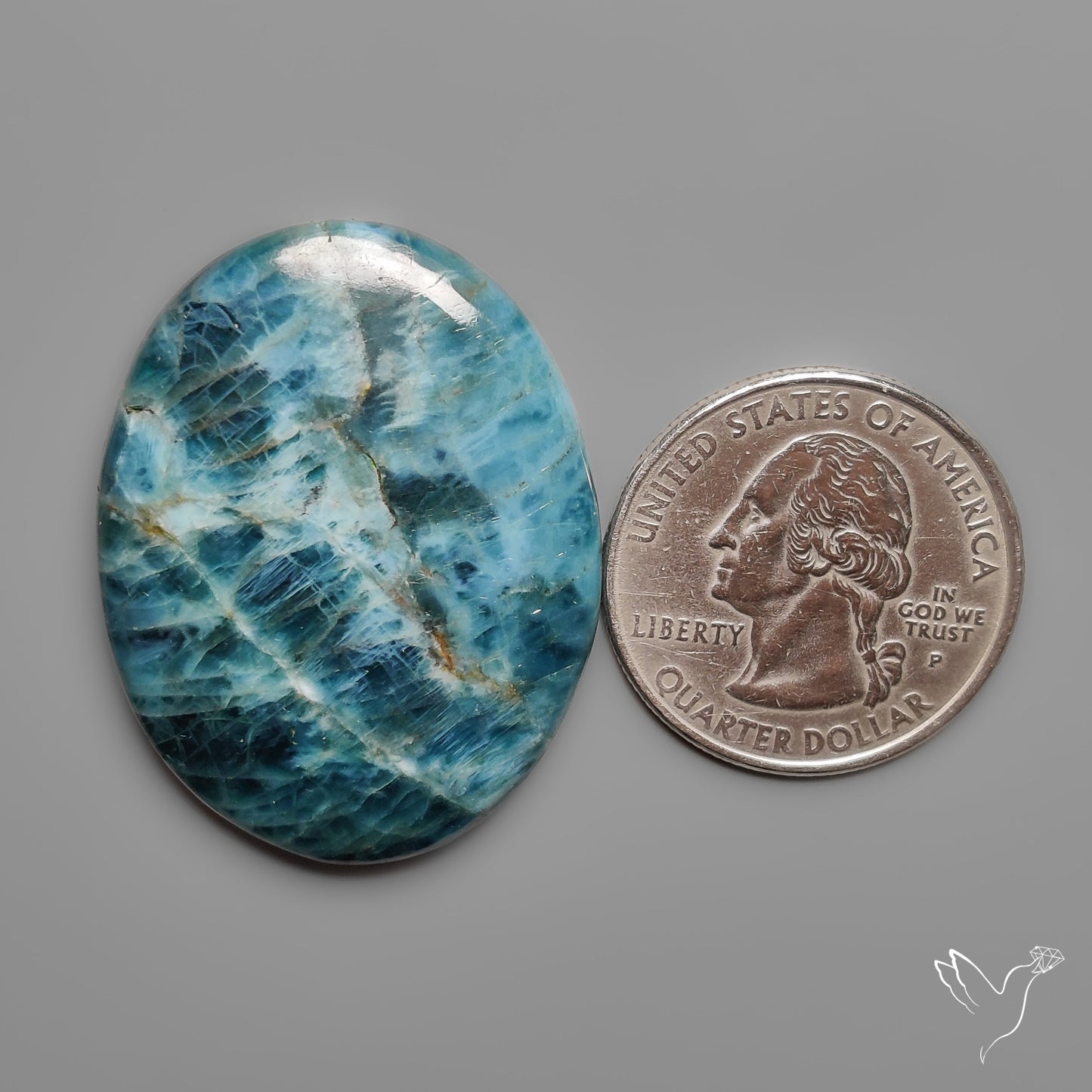 Lake Baikal Apatite Cabochon